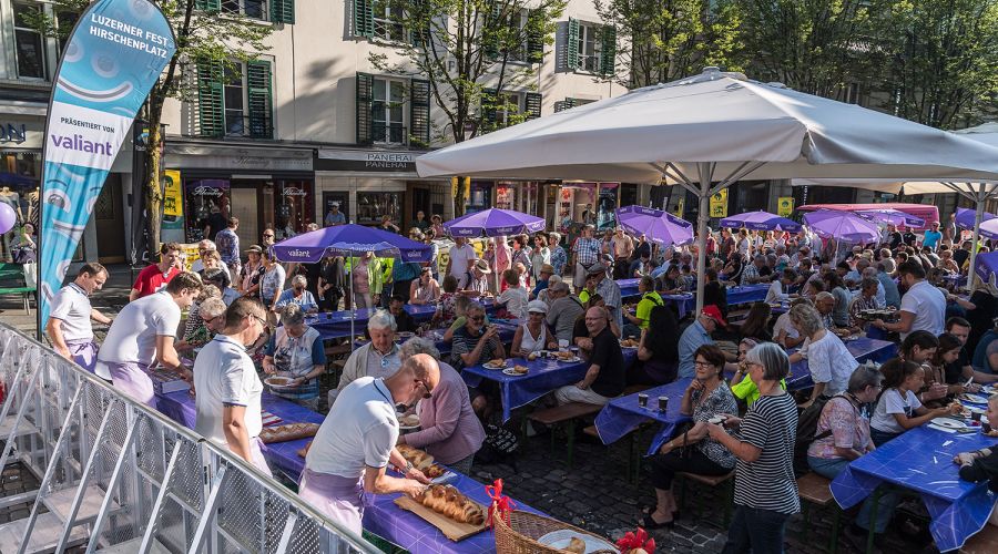 Fest-Samstag mit traditionellem Bäckerzmorge lanciert: Luzern ist bereit für ein Sommerfest der Extraklasse