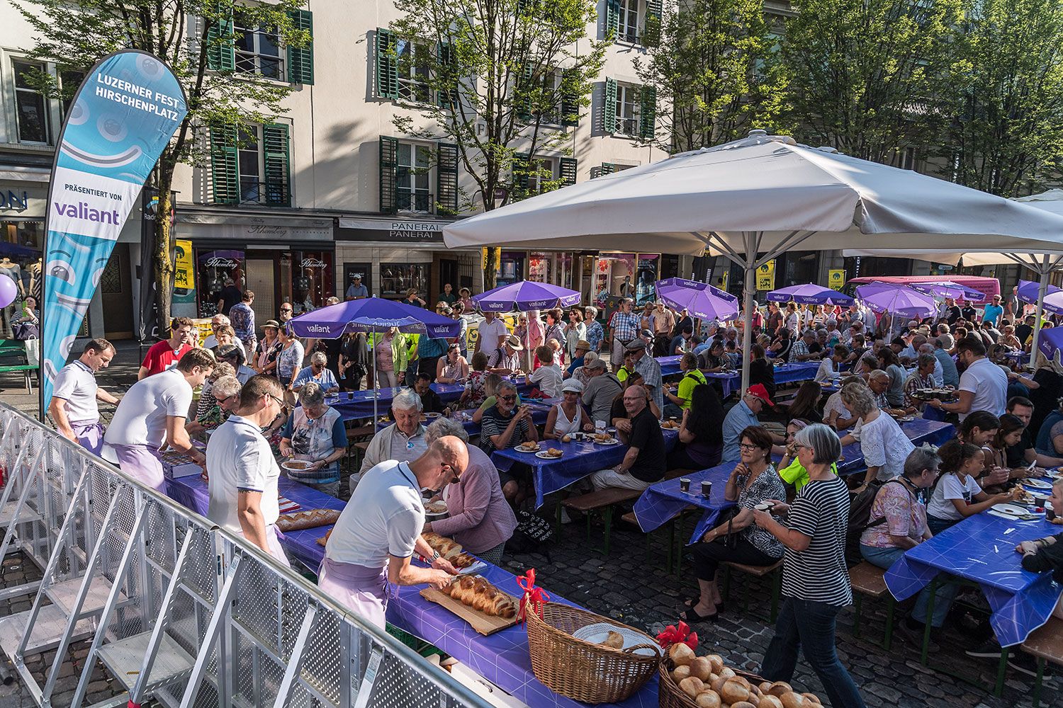 Fest-Samstag mit traditionellem Bäckerzmorge lanciert: Luzern ist bereit für ein Sommerfest der Extraklasse